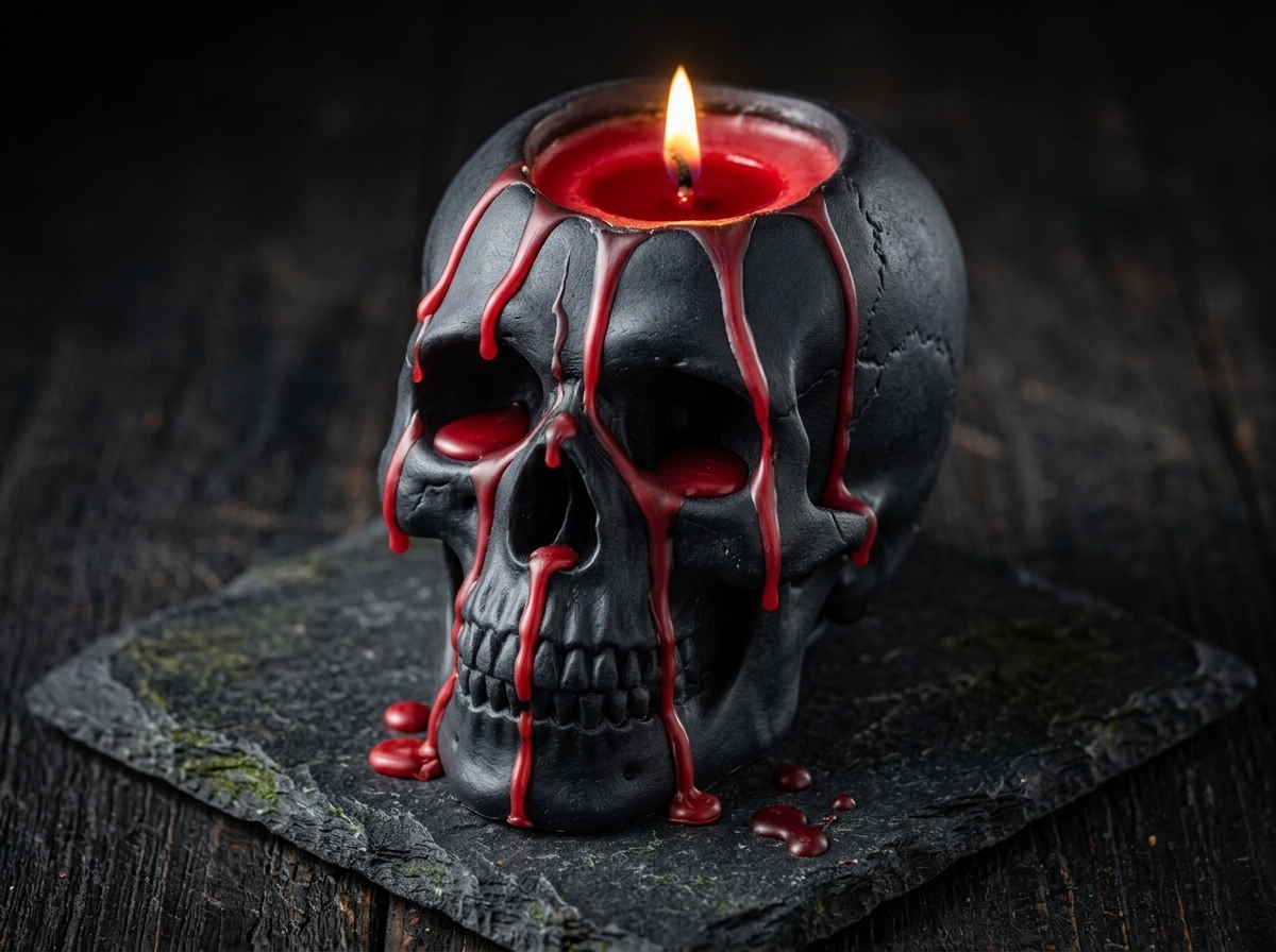 Bleeding Black Skull